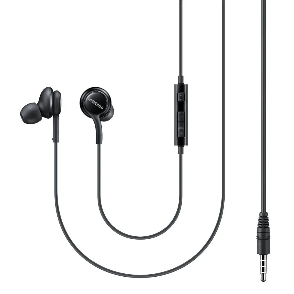 3,5 mm mini-jack slušalice za uho s daljinskim upravljačem i mikrofonom, crne 3,5 mm mini-jack slušalice za uho s daljinskim upravljačem i mikrofonom, crne