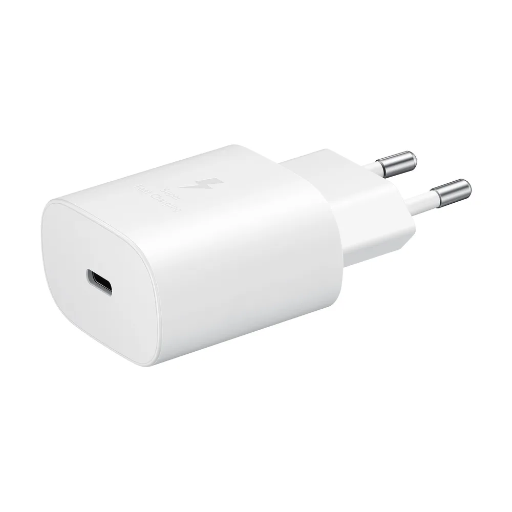 2w1 Ładowarka sieciowa 25W + kabel przewód USB-C 1m biały 4