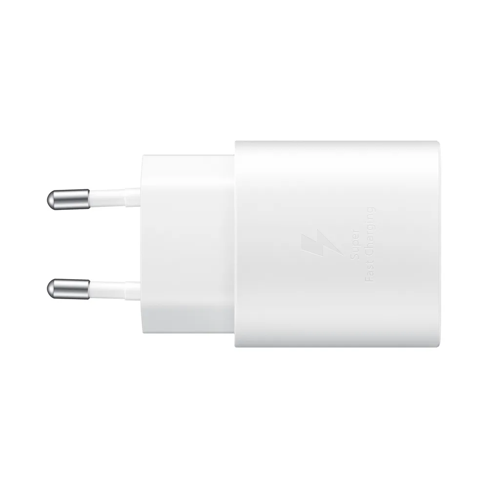 2w1 Ładowarka sieciowa 25W + kabel przewód USB-C 1m biały 5