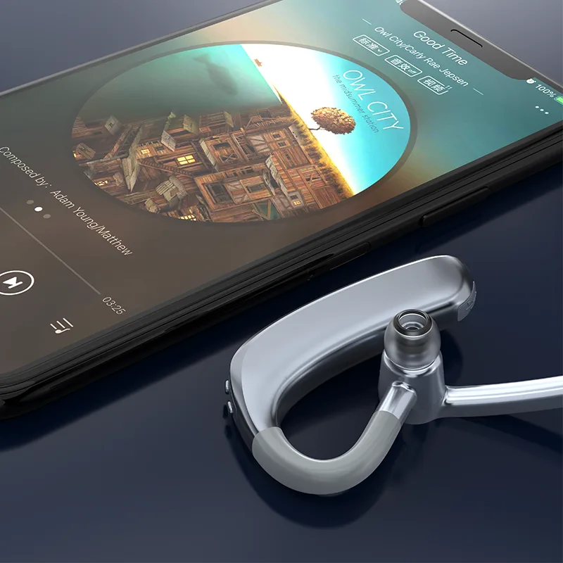Căști fără fir U4XS Bluetooth 5.0 pentru afaceri, gri 6