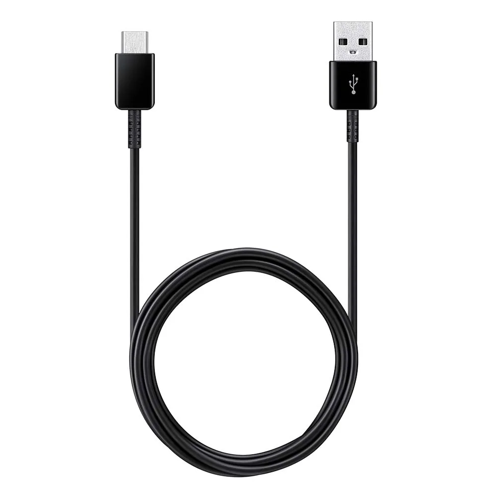 Kabel przewód USB-A - USB-C 1,5m czarny 2