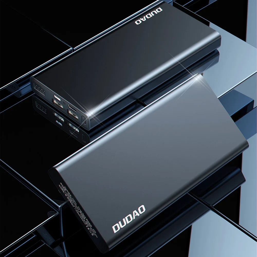 10000 mAh-s fém power bank töltöttségi szintjelzővel, ezüst 8