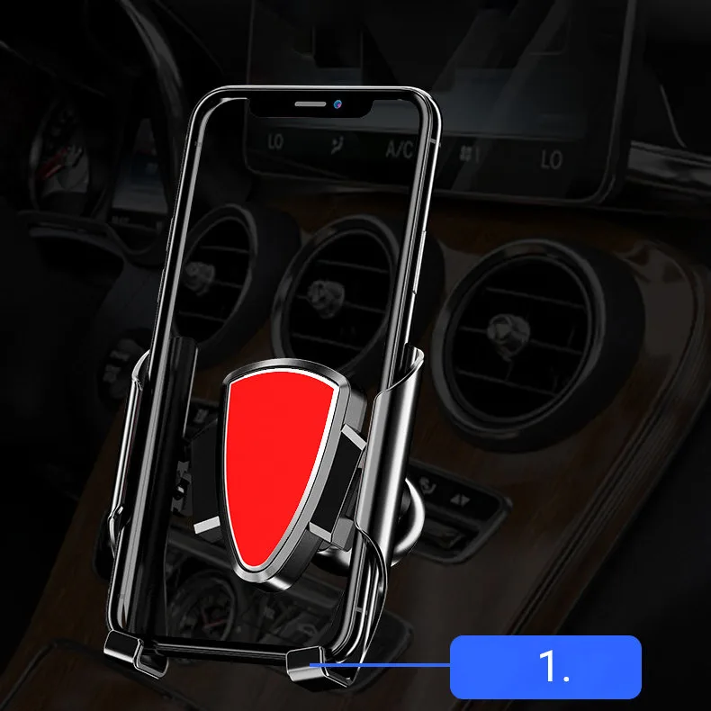 Universal Gravity Car Phone Mount, Dark Gray 11