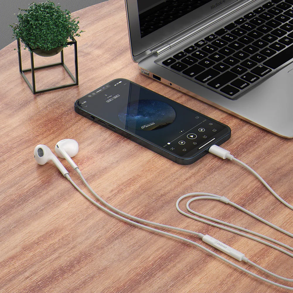 Słuchawki douszne do iPhone z wtyczką Lightning X14PROL-W1 biały 7