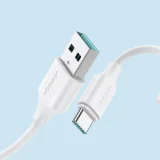 Flexibles, strapazierfähiges USB-C-Kabel zum Laden und für die Datenübertragung, 1 m, weiß 4
