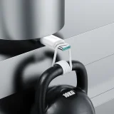 Flexibles, strapazierfähiges USB-C-Kabel zum Laden und für die Datenübertragung, 1 m, weiß 8