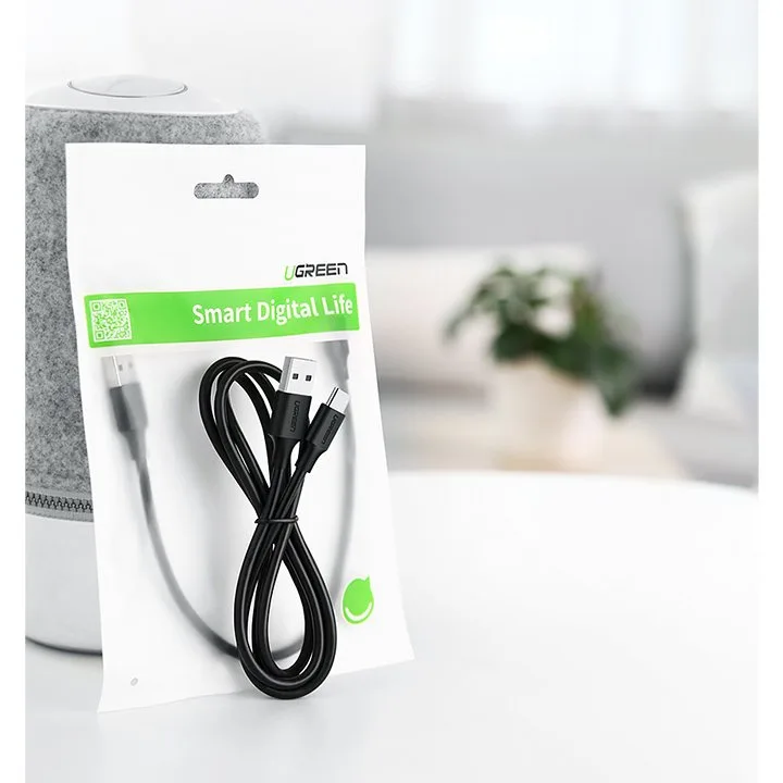 USB–USB-C kábel, 2 A, 0,5 m, fekete 11