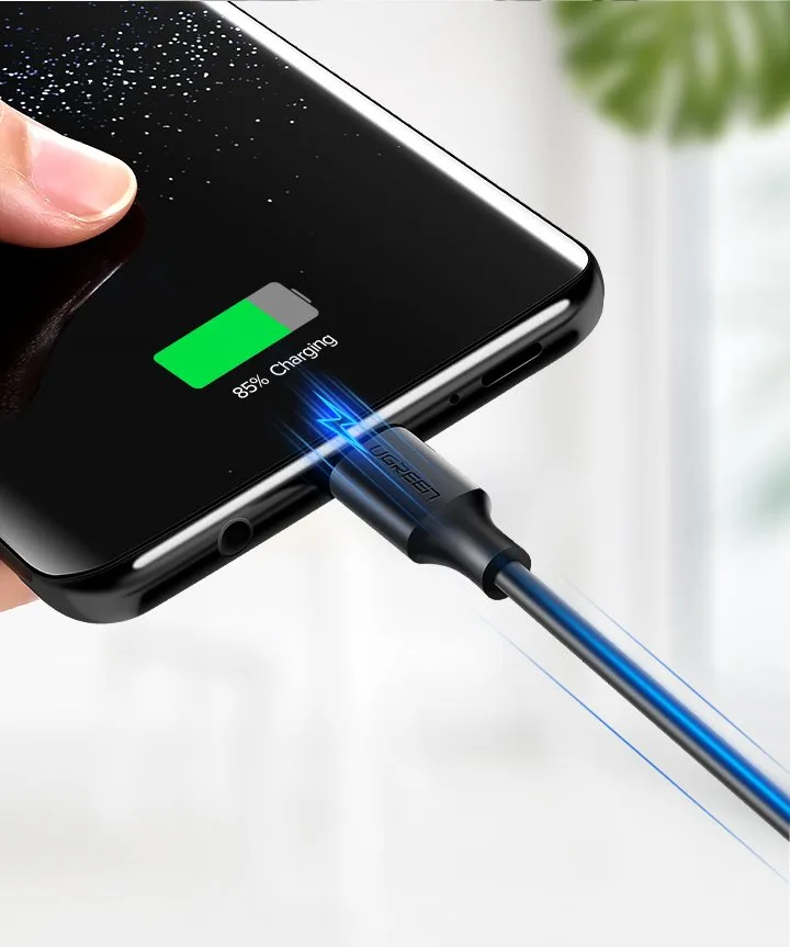 Cablu USB-C, 2A, 0,5 m, negru 3