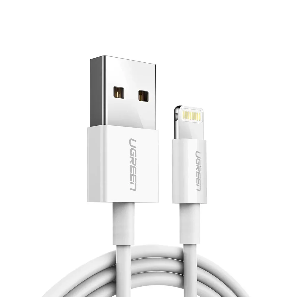 iPhone USB–Lightning MFi kábel, 1 m, 2,4 A, fehér iPhone USB–Lightning MFi kábel, 1 m, 2,4 A, fehér