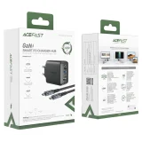 2w1 Ładowarka sieciowa z kablem USB-C + przejściówka adapter USB-C - HDMI 4K czarna 10