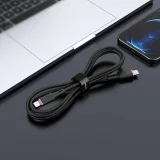 MFI-zertifiziertes USB-C-zu-Lightning-Kabel für iPhone, 30 W, 3 A, 1,2 m, schwarz 4