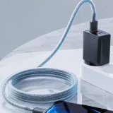 Kabel przewód do iPhone MFI USB - Lightning 2.4A 1.2m czarny 10