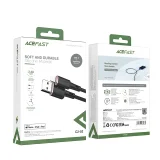 Kabel przewód do iPhone MFI USB - Lightning 2.4A 1.2m czarny 5