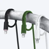 Kabel przewód do iPhone MFI USB - Lightning 2.4A 1.2m czarny 8