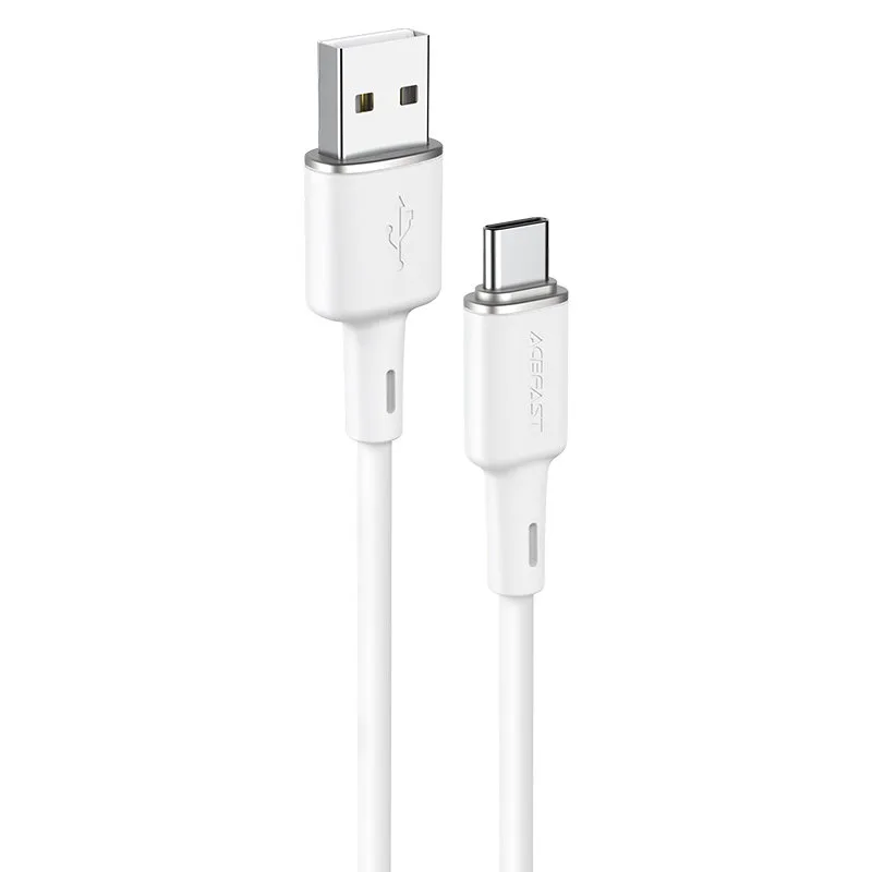 USB–USB-C kábel, 3 A, 1,2 m, fehér