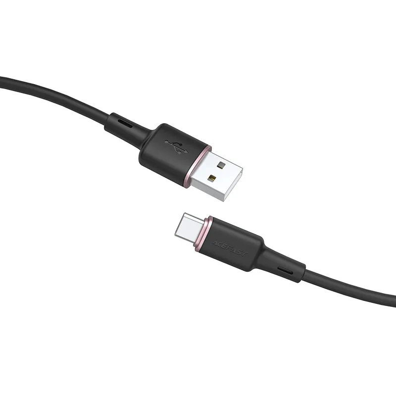 USB to USB-C cable, 3A, 1.2m, black 2