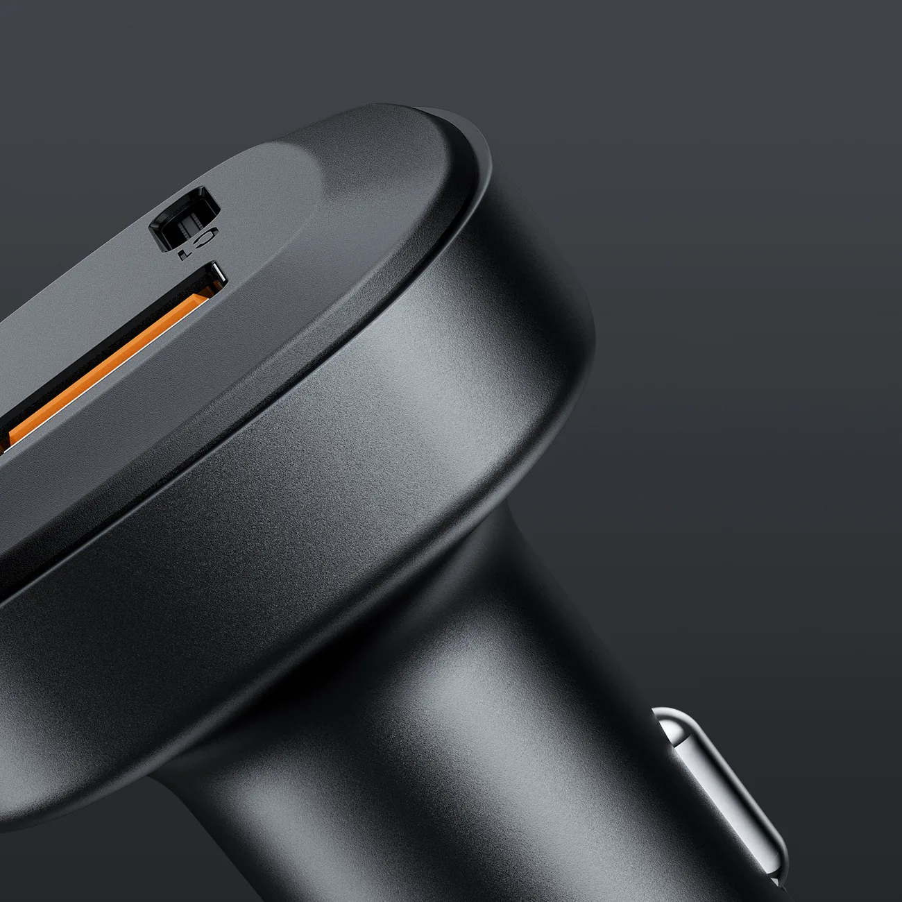 66W automobilski punjač 2x USB-C USB Power Delivery QC 4.0 crni 11