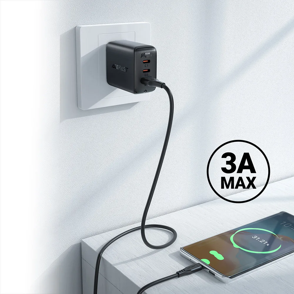 USB to USB-C 3A 1.2m cable, white 8