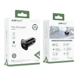 38 W USB-C USB Power Delivery QC 3.0 nabíjačka do auta, čierna 5