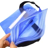 Vodootporna PVC torbica za pojas za telefon i dokumente, Outdoor - ružičasta 5