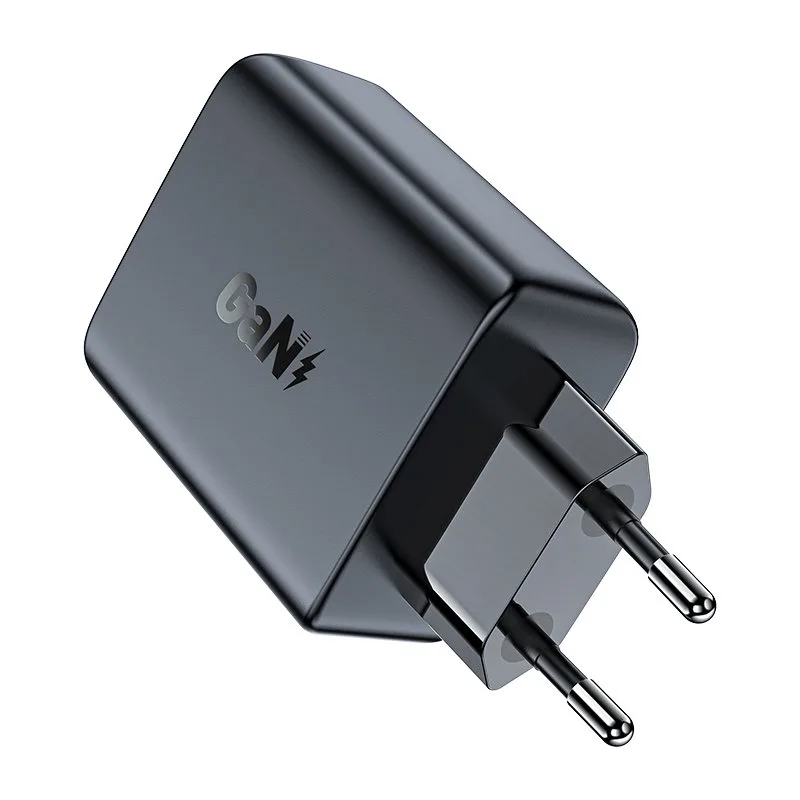 Ładowarka sieciowa A29 GaN dwa porty USB-C PD 50W czarny 6