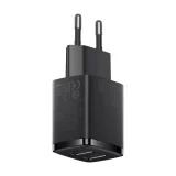 Kompaktni zidni punjač 2x USB 10,5 W, crni 4