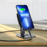 Sklopivi stalak, držač, ležište za telefon, sivi 6