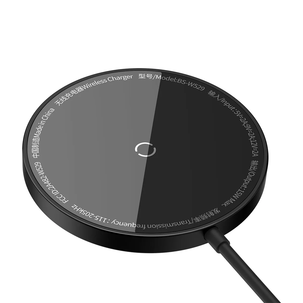 MagSafe Simple Mini3 15W Small Wireless Phone Charger, Black 7