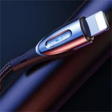Sharp Series 1,2 m langes schwarzes USB-A-zu-Lightning-Schnellladekabel für iPhone 3