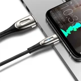 Sharp Series 1,2 m langes schwarzes USB-A-zu-Lightning-Schnellladekabel für iPhone 5