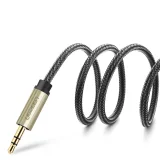 3,5-mm-Miniklinke auf 2x 6,35-mm-Klinke Audio-Splitterkabel, 1 m, grau 7
