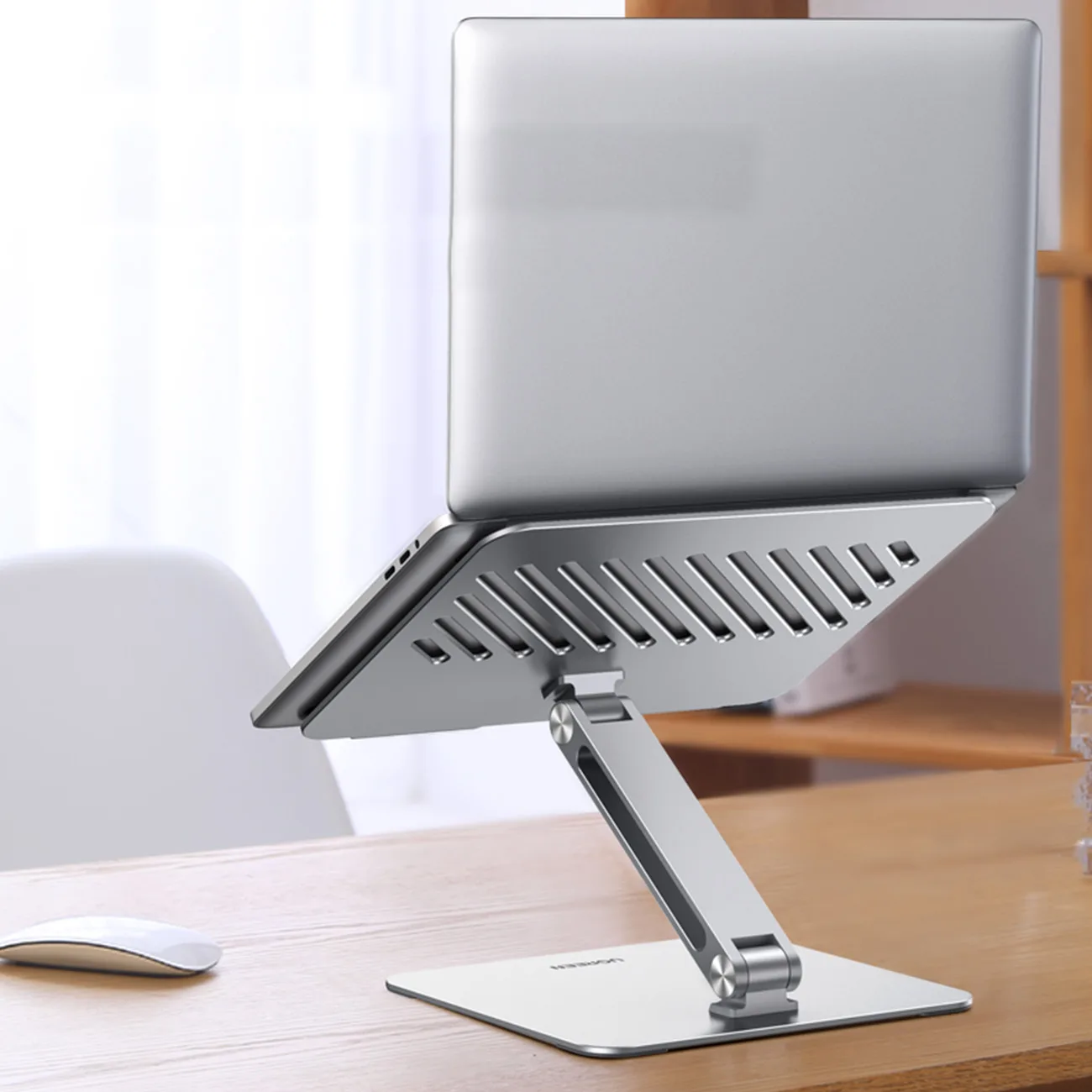 Suport pliabil pentru laptop și tabletă, pentru lucru în picioare, argintiu 11