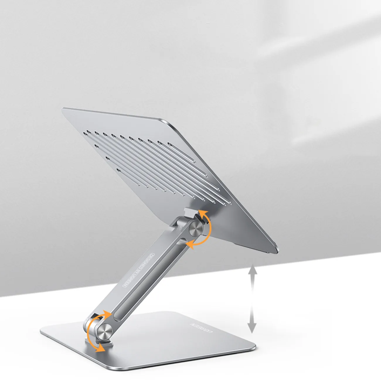 Suport pliabil pentru laptop și tabletă, pentru lucru în picioare, argintiu 4