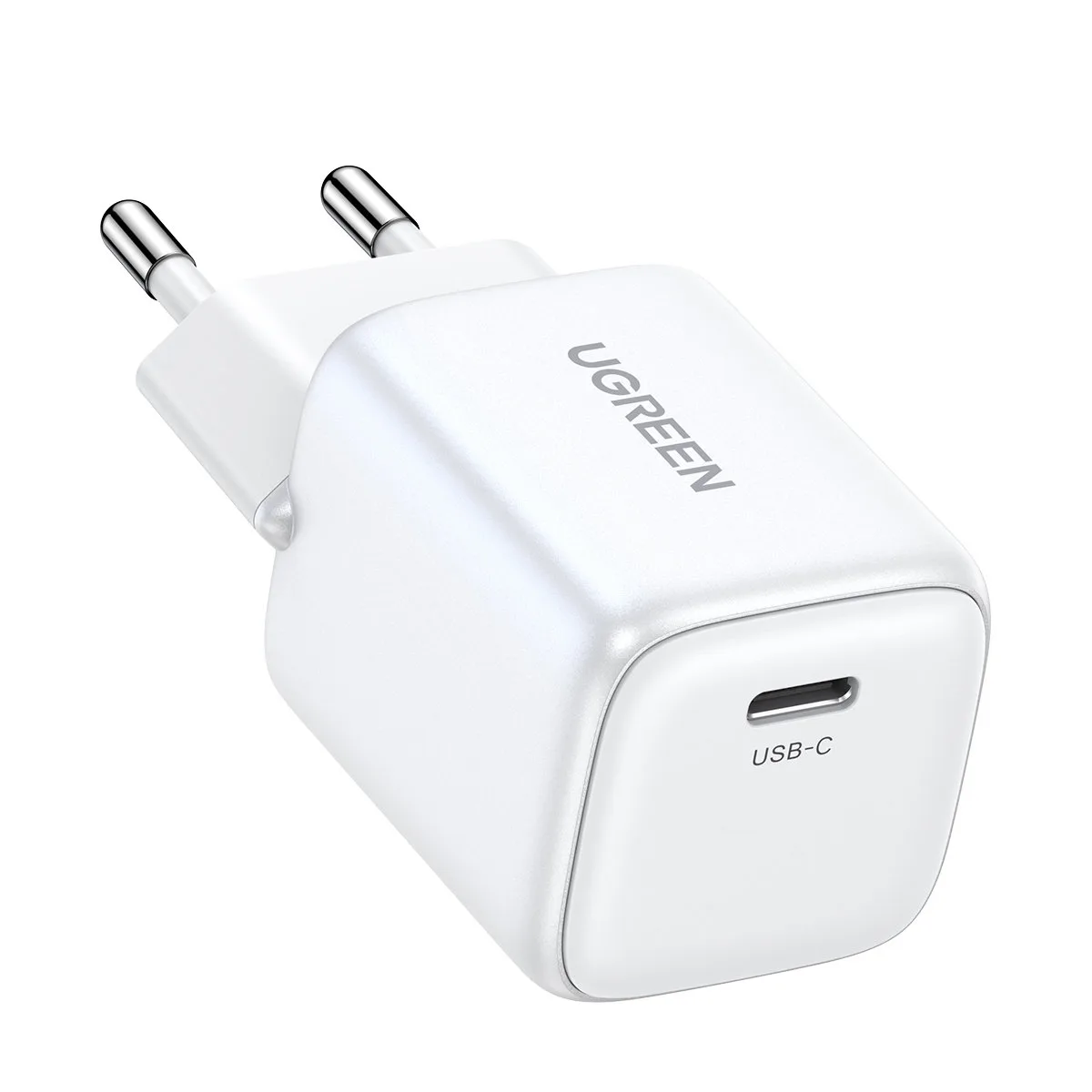 Szybka ładowarka sieciowa GaN 1x USB-C 30W PD Nexode Mini biała 3