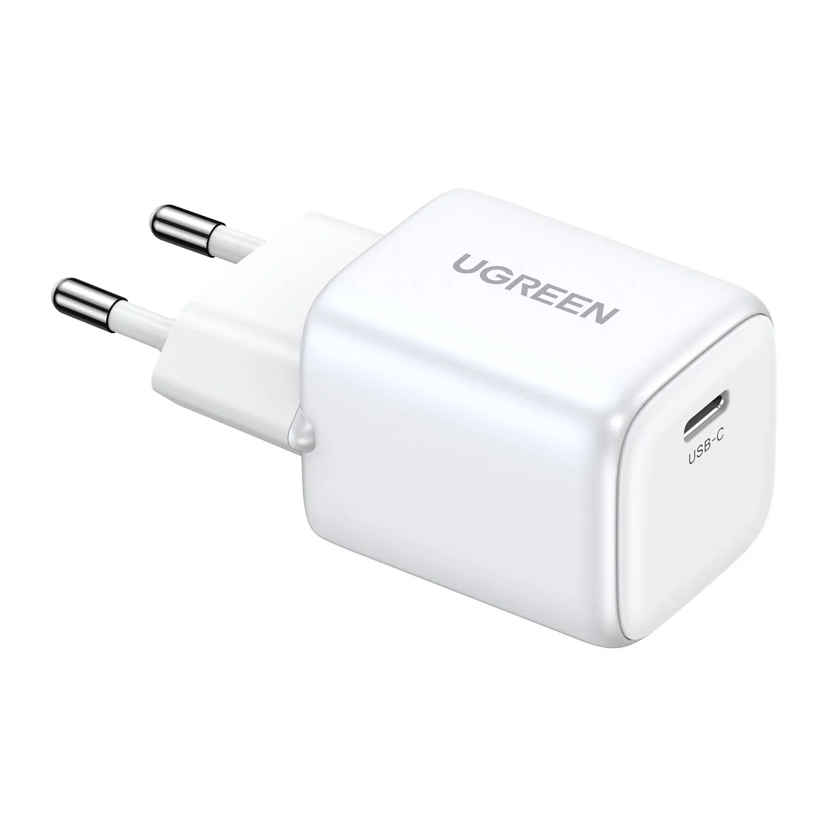 Nexode Mini White 1x USB-C 20W PD GaN Fast Wall Charger 2