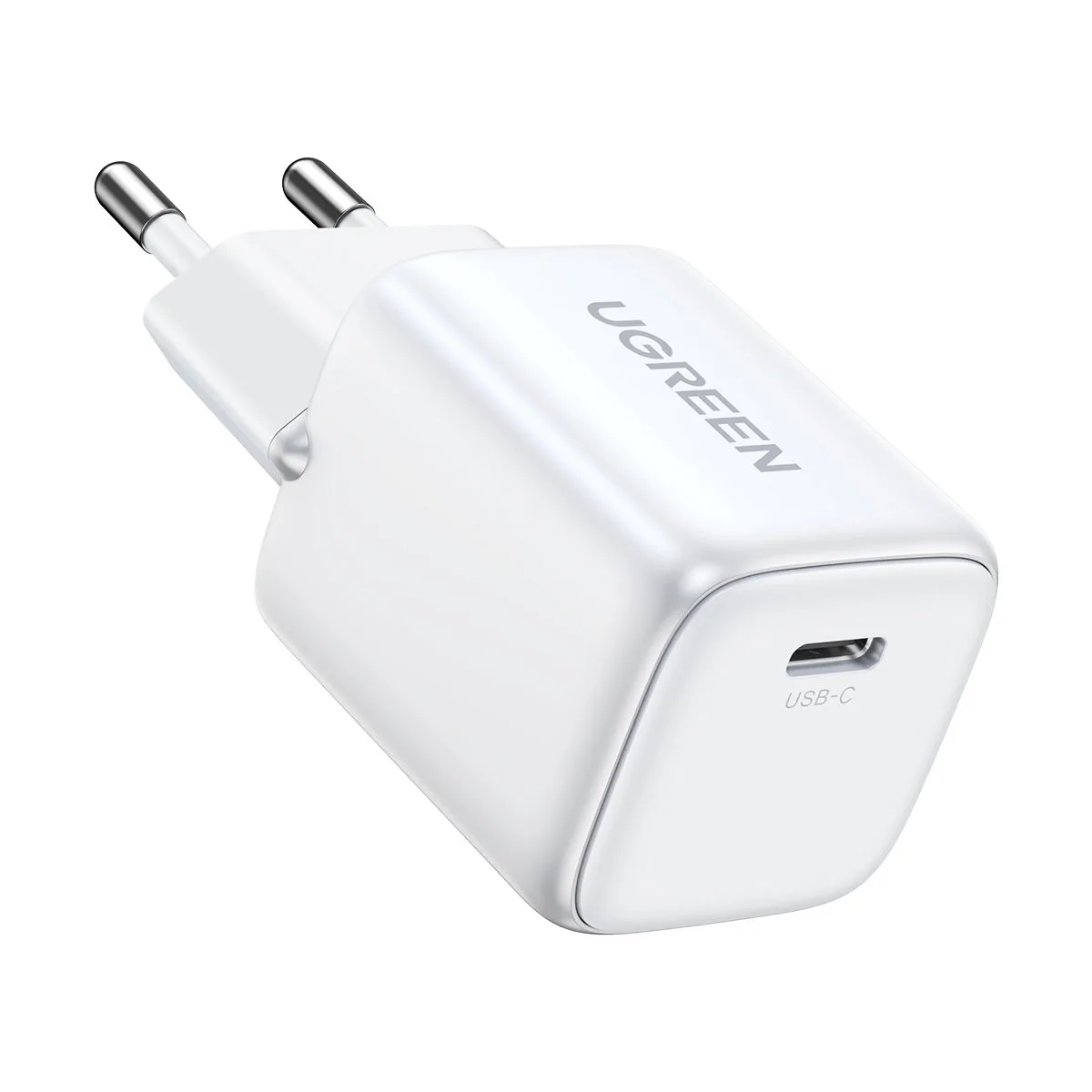 Nexode Mini White 1x USB-C 20W PD GaN Fast Wall Charger 3
