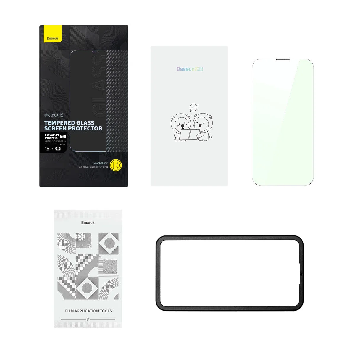 0,3 mm kaljeno staklo za cijeli zaslon za iPhone 14 Pro Max s filtrom plavog svjetla 8