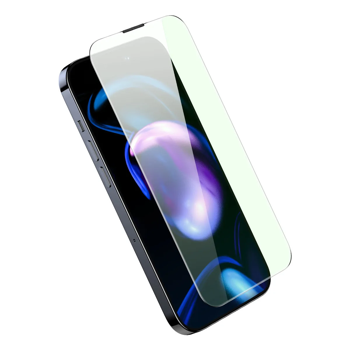 Edzett üveg iPhone 14 Pro-hoz, teljes képernyős, 0,3 mm, kékfény-szűrő 4