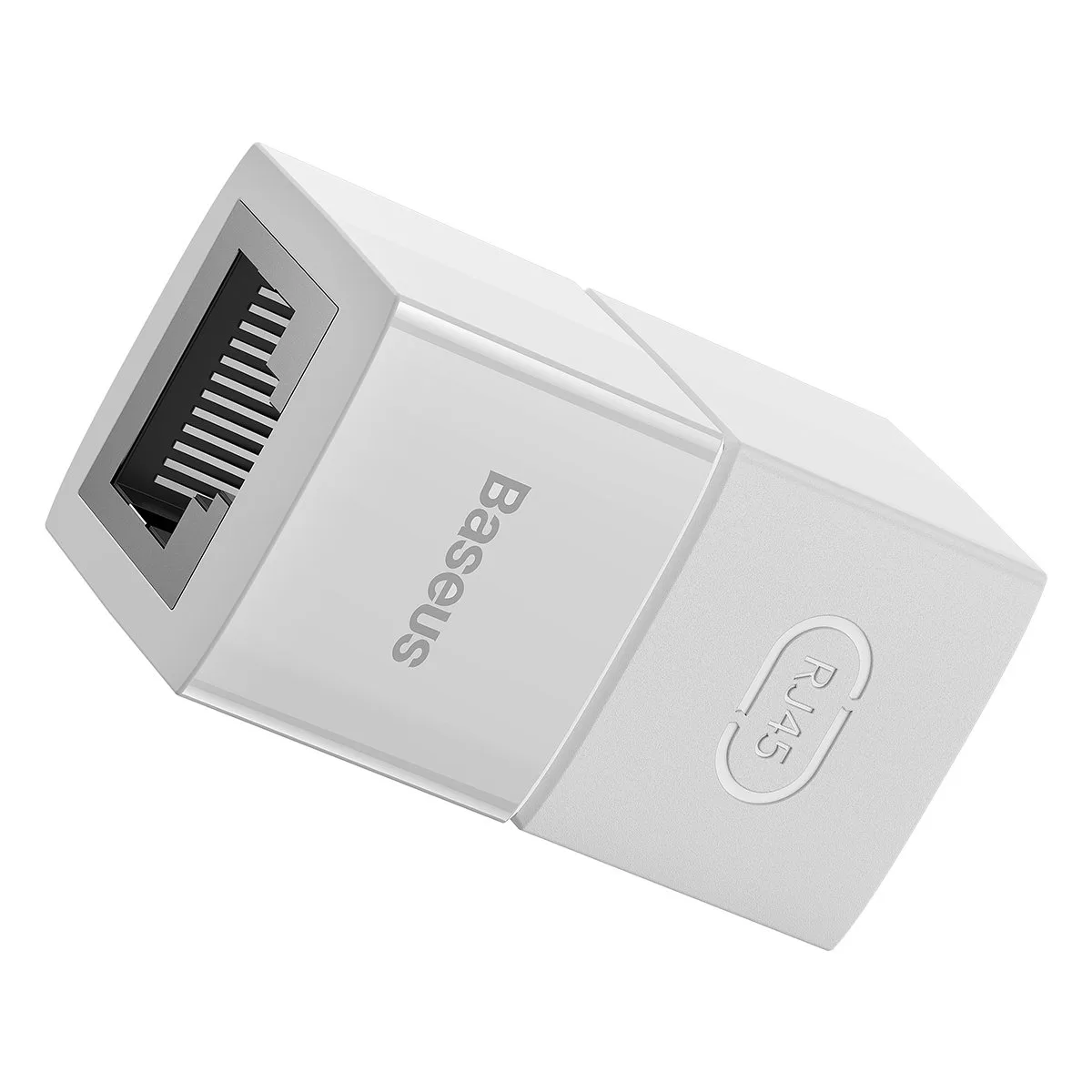 Złączka łącznik kabli sieciowych Ethernet RJ45 biała ZESTAW 10szt. 6