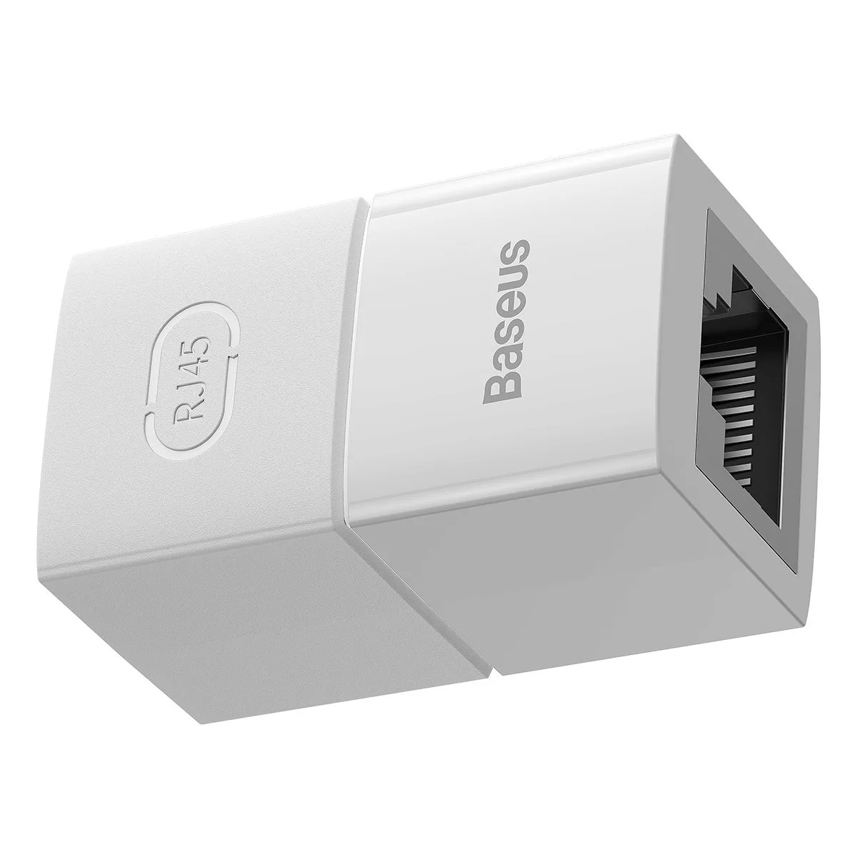 Złączka łącznik kabli sieciowych Ethernet RJ45 biała ZESTAW 10szt. 7