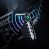 Bluetooth-Autosender mit 3,5-mm-AUX-Miniklinke, Overseas Edition, Schwarz 9