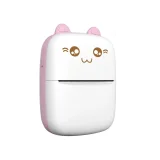 Mini Cat thermal label printer, print from phone via Bluetooth, Fun Print, pink 11
