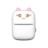 Mini Cat thermal label printer, print from phone via Bluetooth, Fun Print, pink 6