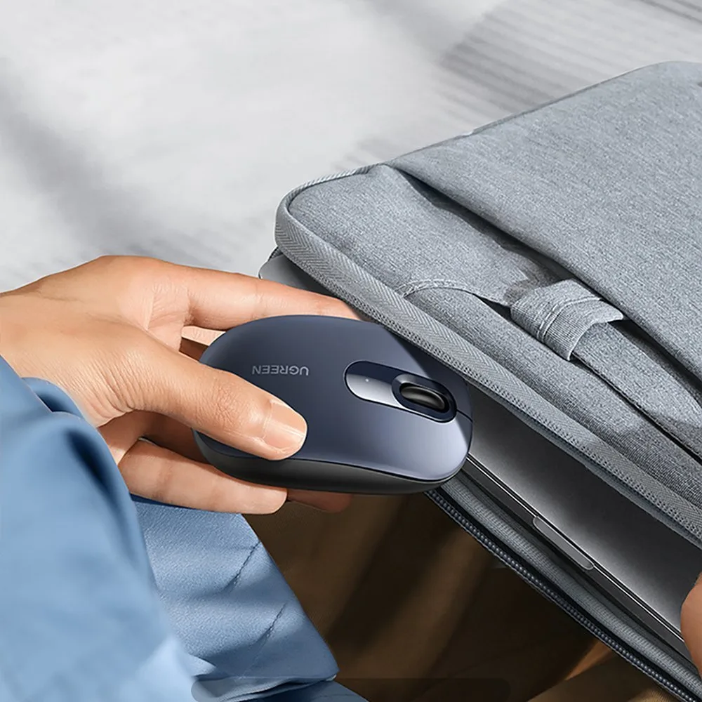 Mouse wireless USB de 2,4 GHz, albastru închis 3