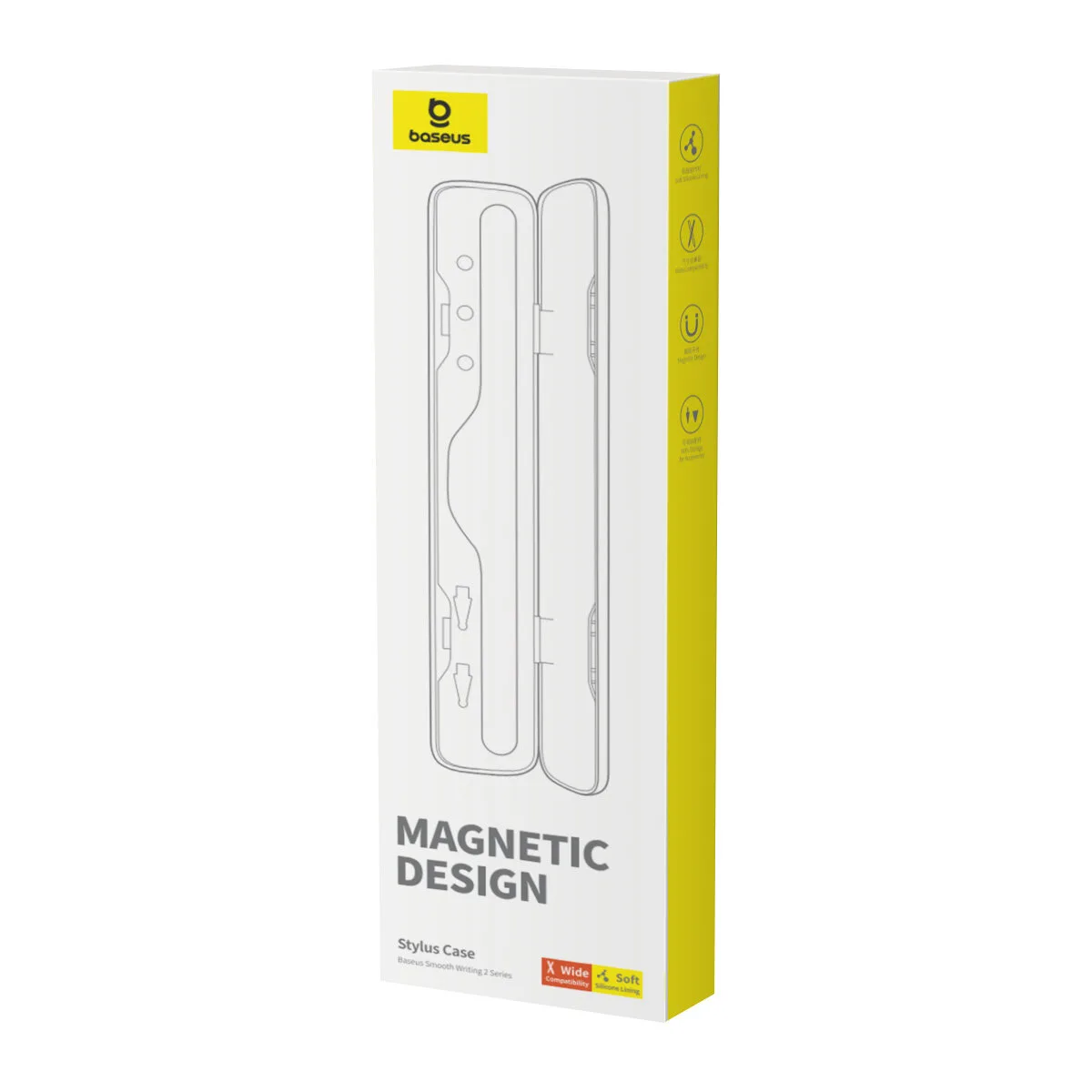 Smooth Writing 2 White Tablet Stylus Organizer Case 5