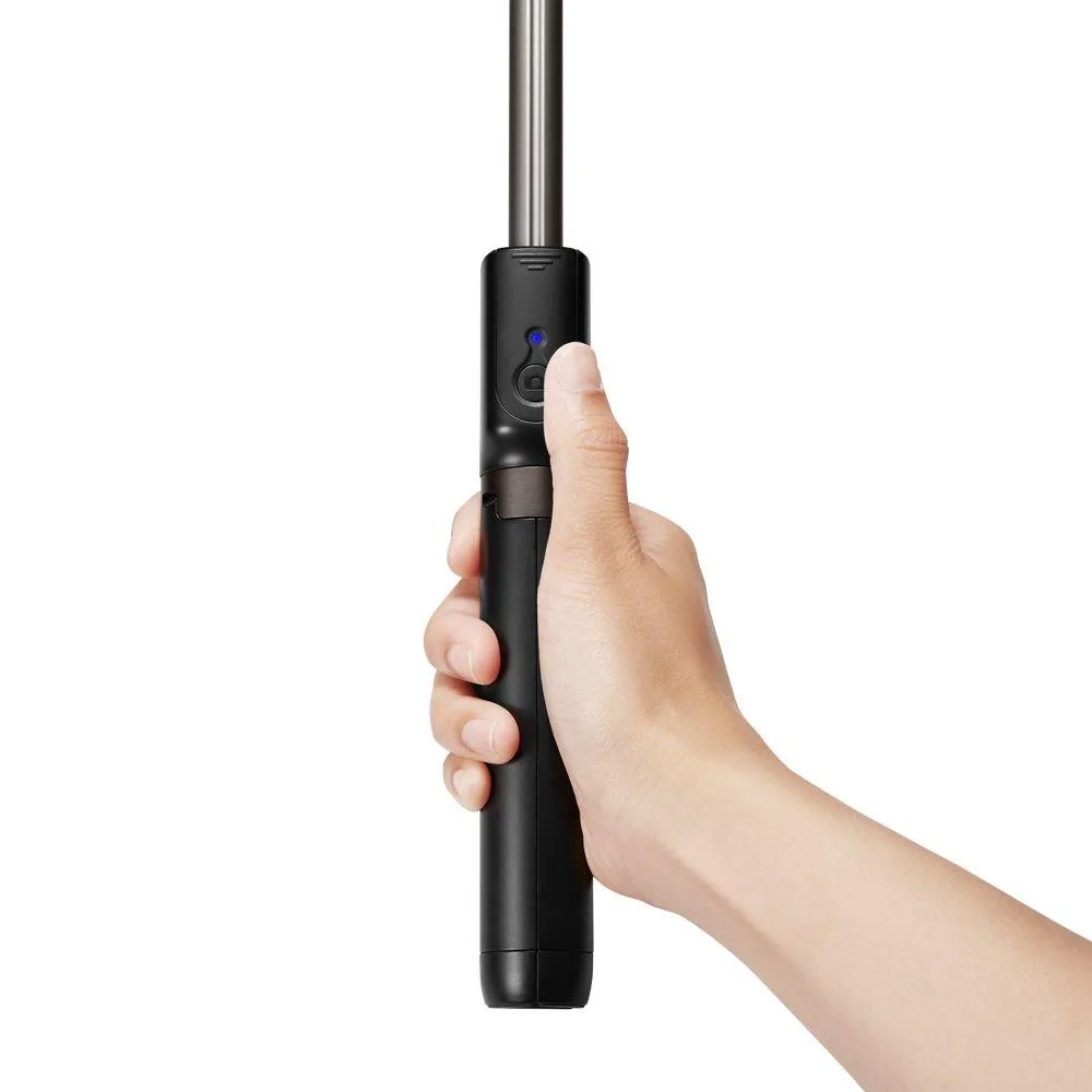 2w1 Kijek teleskopowy Selfie Stick z pilotem i ze statywem stojakiem do telefonu czarny 9