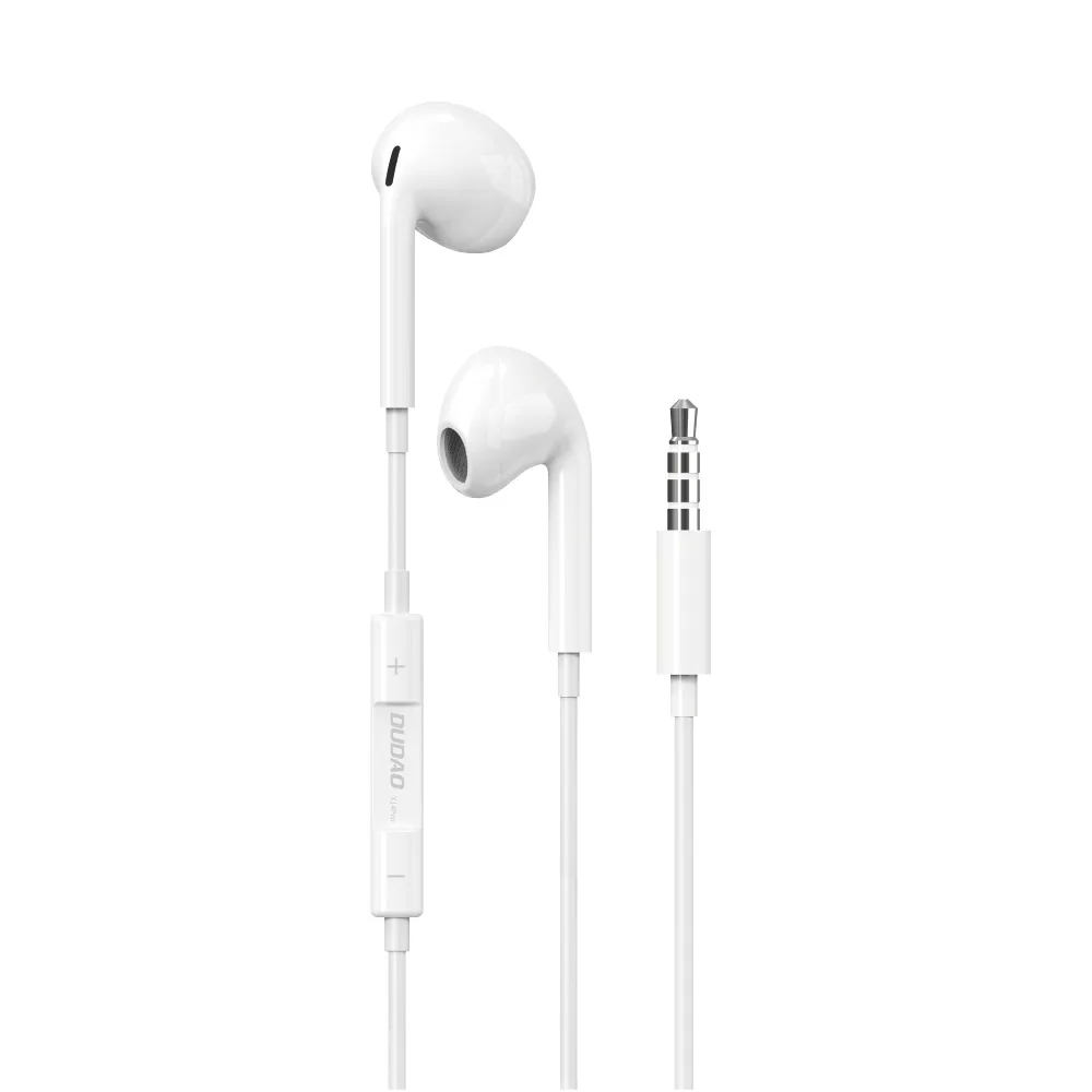 Vezetékes fülhallgató 3,5 mm-es mini-jack csatlakozóval, fehér