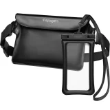 2-u-1 vodootporan set: torbica za pojas 22x15 cm + crni futrola za telefon 2