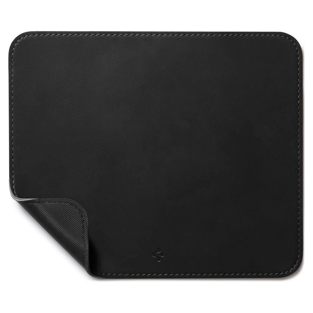 Kiváló minőségű egérpad, 250x210 mm, csúszásgátló alj, fekete