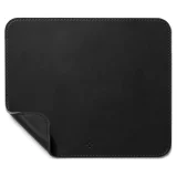 Kiváló minőségű egérpad, 250x210 mm, csúszásgátló alj, fekete